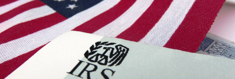 US flag over the IRS logo How to Protect Your Business Expense Deductions from IRS Scrutiny CJG Partners