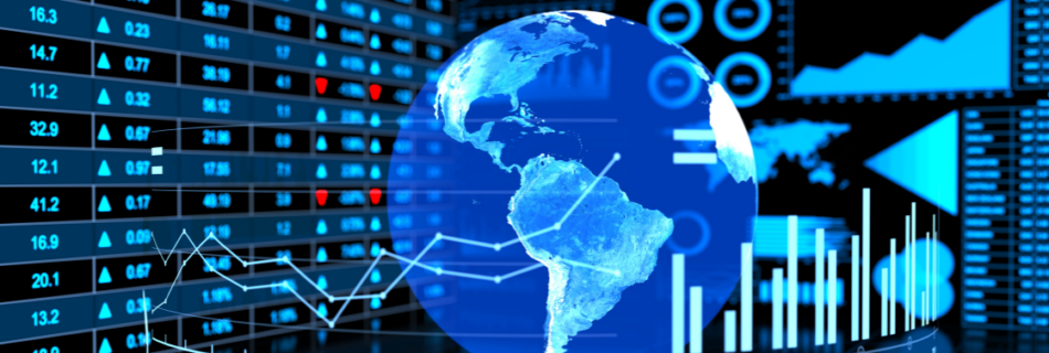 image of the globe with a screen of stock numbers behind it Second Half of 2026 Economic Outlook: Business Investment Supports Growth as Consumers Pull Back cjg partners
